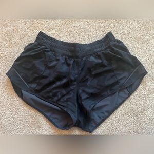 Lululemon Black Camo Shorts